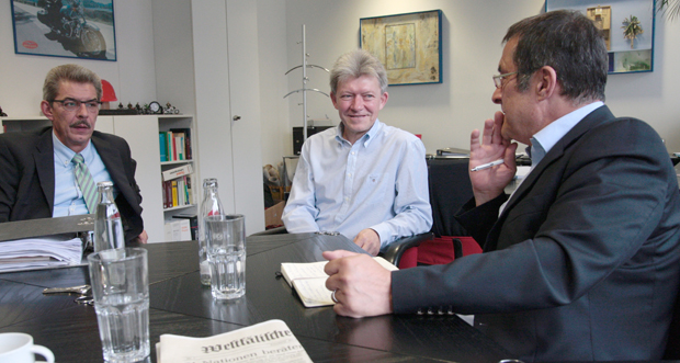 Thomas Wenge, Detlef Wiedenhöft, Manfred Werfel (from left to right), photo: Silvia Werfel